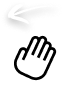 hand flip icon